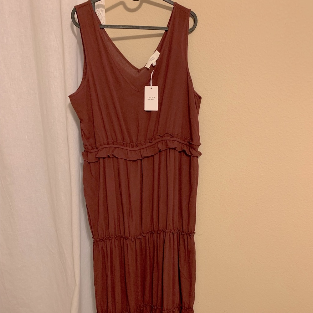 LUCKY TIERED MAXI DRESS